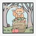 Cozy fox Coloring book