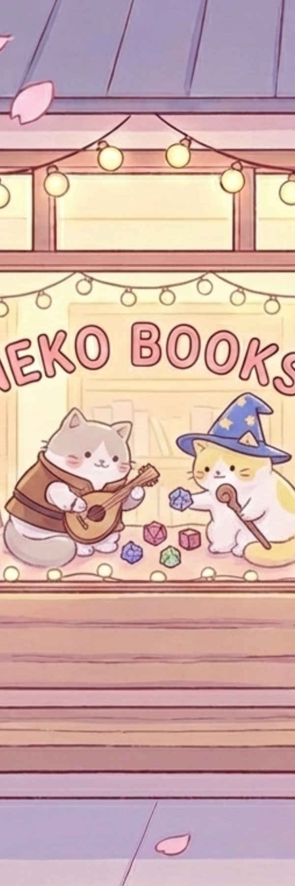 Neko Game night Book mark