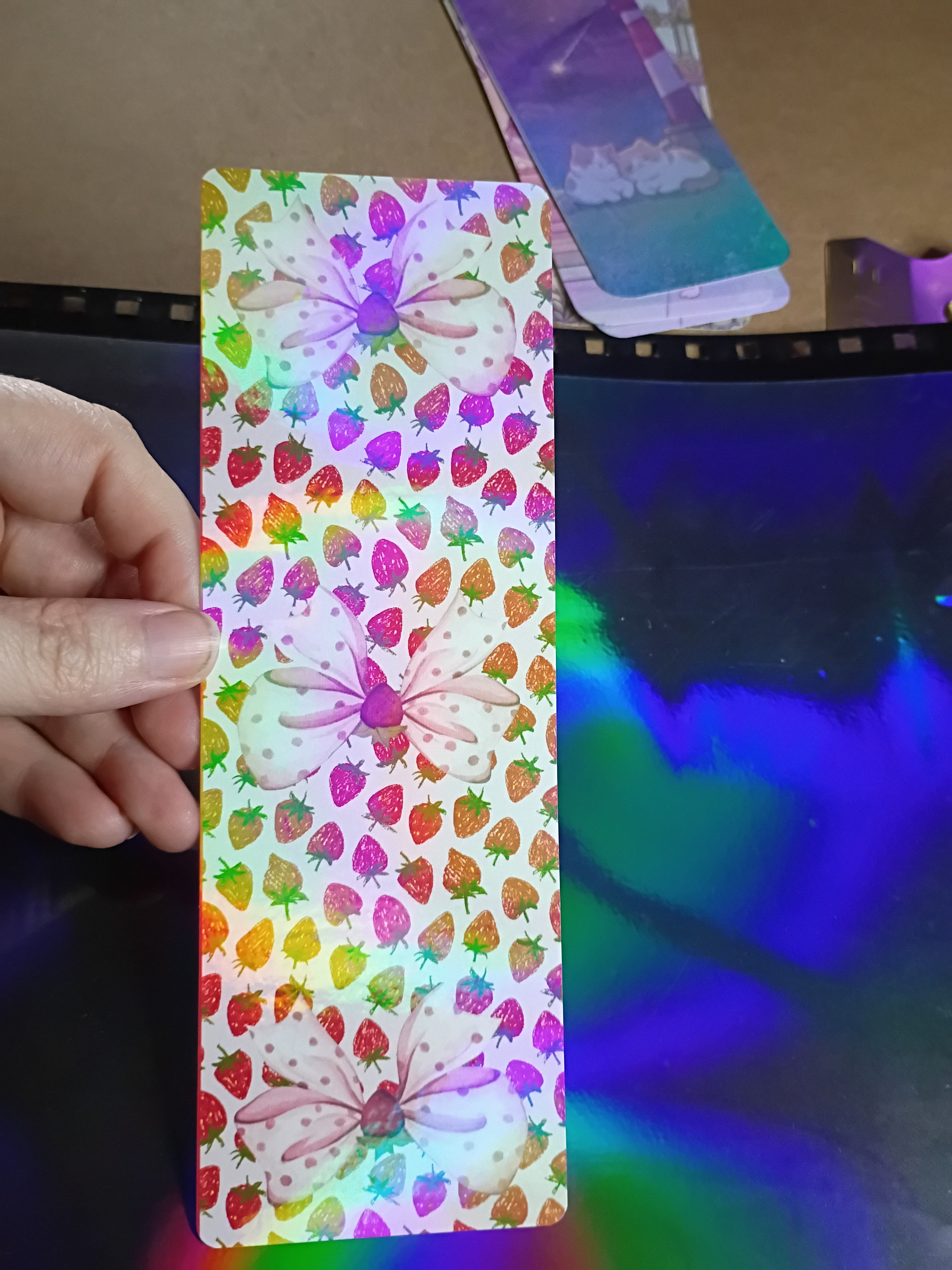Strawberry Hope Bookmark