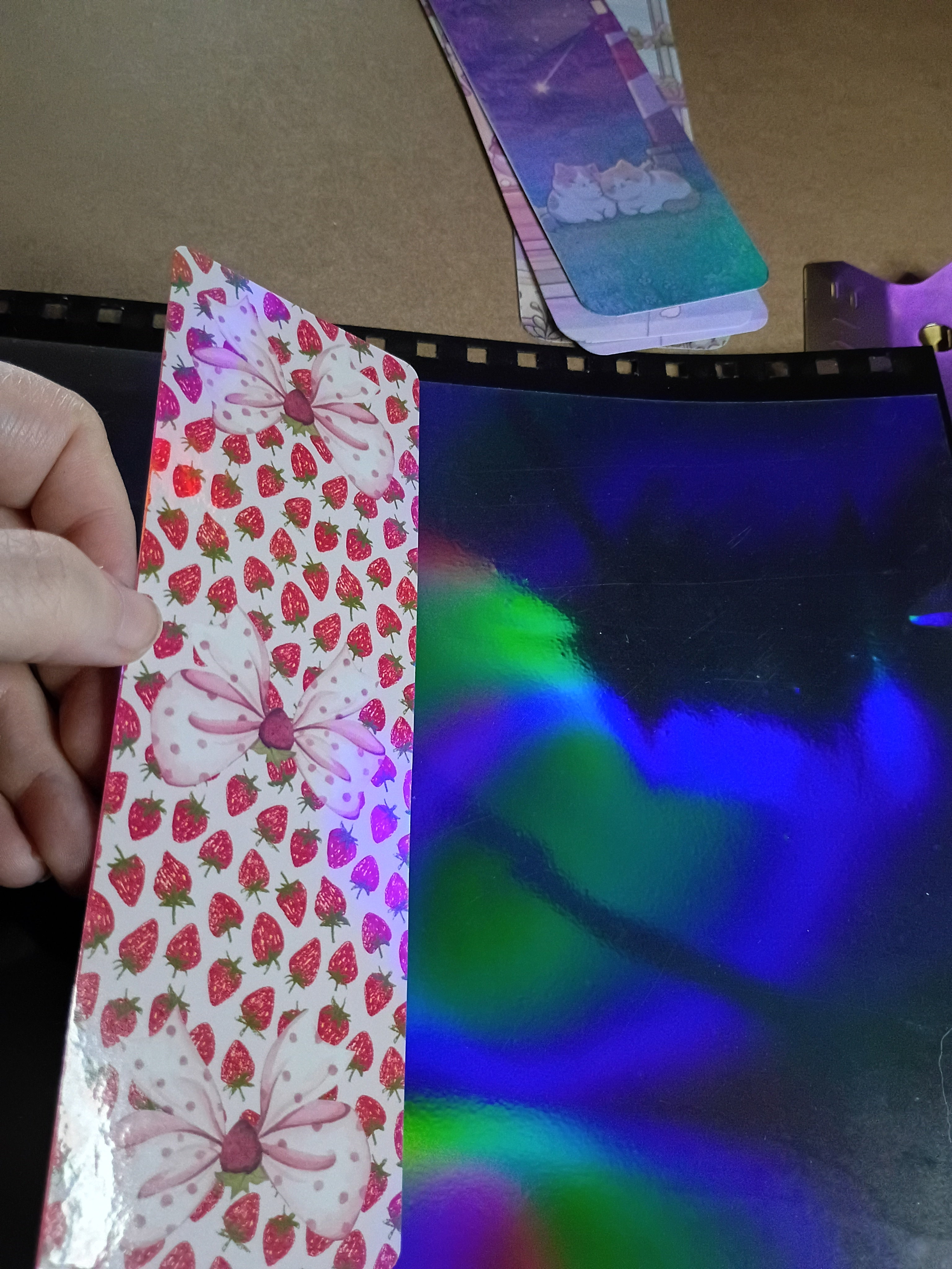 Strawberry Hope Bookmark