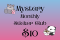 Mystery monthly sticker club