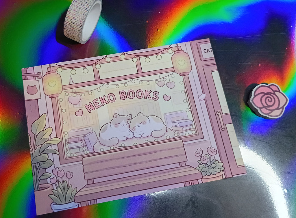 Neko bookstore nap